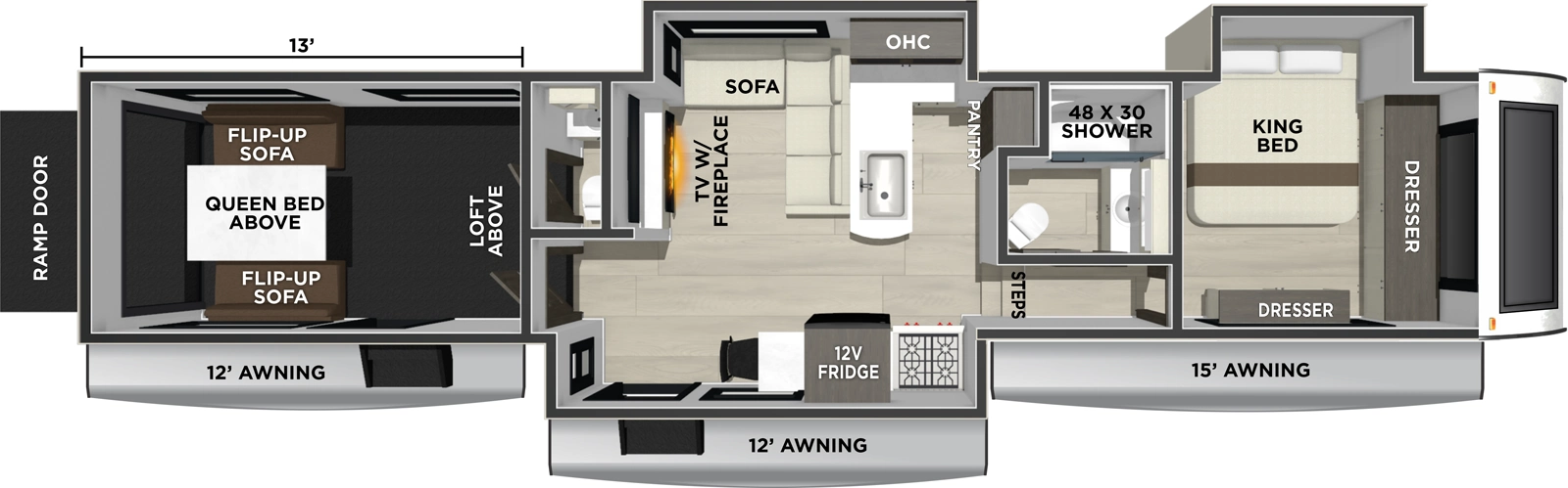 Vengeance 4413 Floorplan